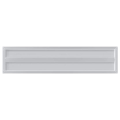 Wall Shelves 2 pcs 100x23.5 cm Silver Stainless Steel