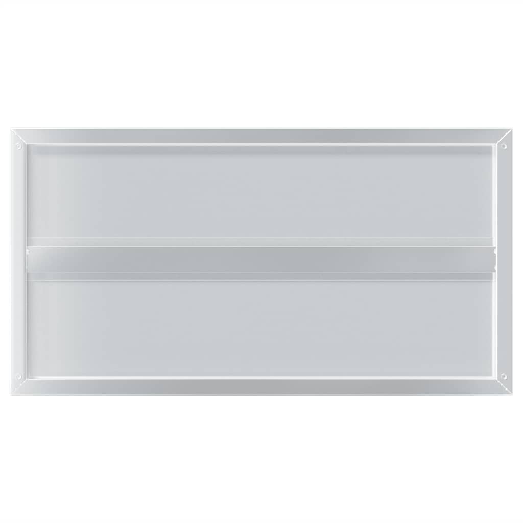 Wall Shelves 2 pcs 75x40 cm Silver Stainless Steel