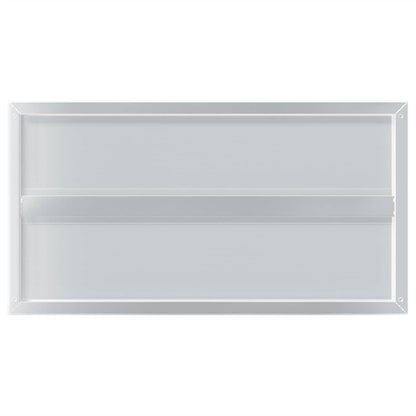 Wall Shelves 2 pcs 75x40 cm Silver Stainless Steel