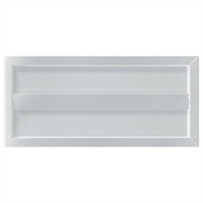 Wall Shelves 2 pcs 50x23.5 cm Silver Stainless Steel