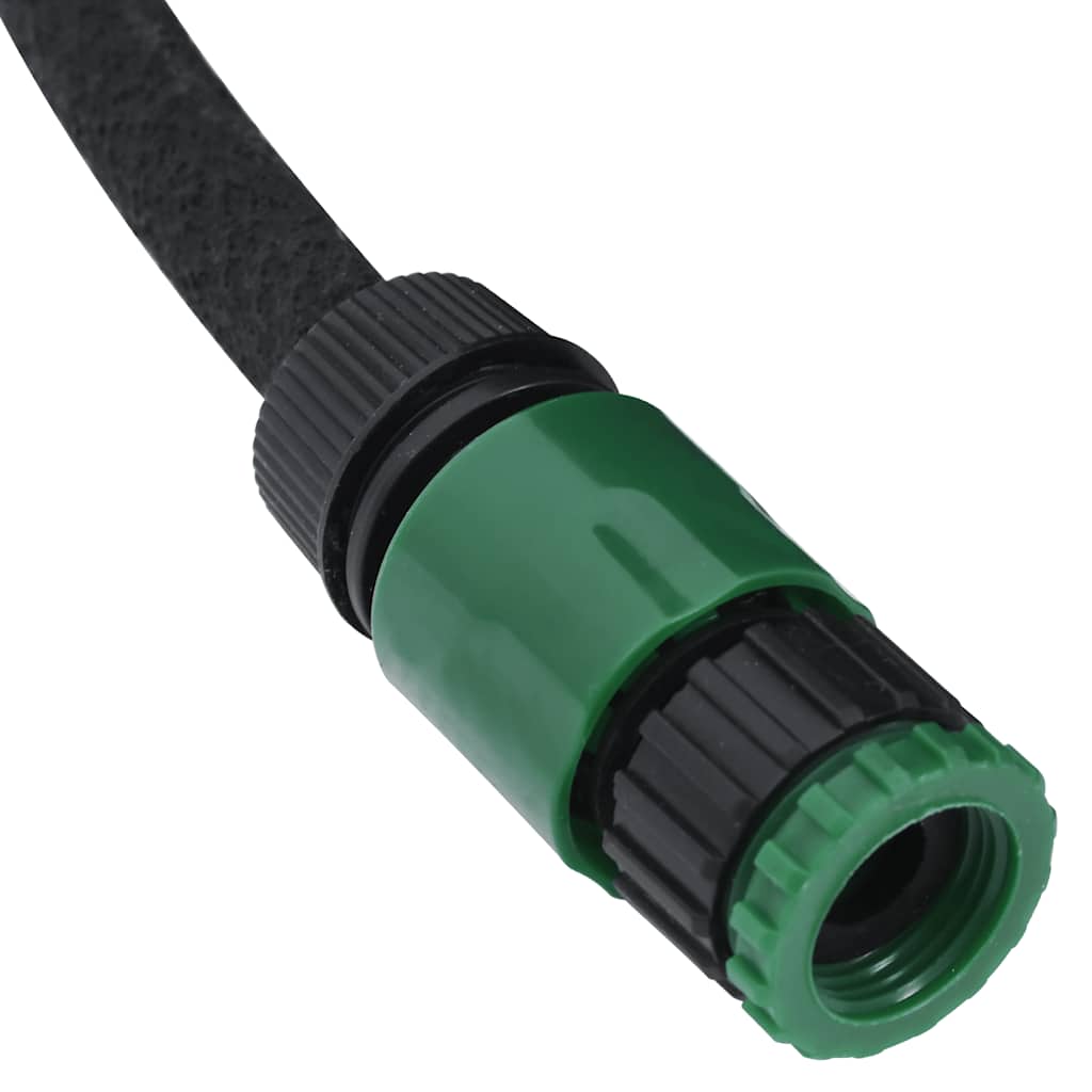 Garden Soaker Hose Black 0,6" 100 m Rubber