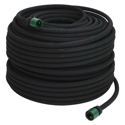 Garden Soaker Hose Black 0,6" 100 m Rubber