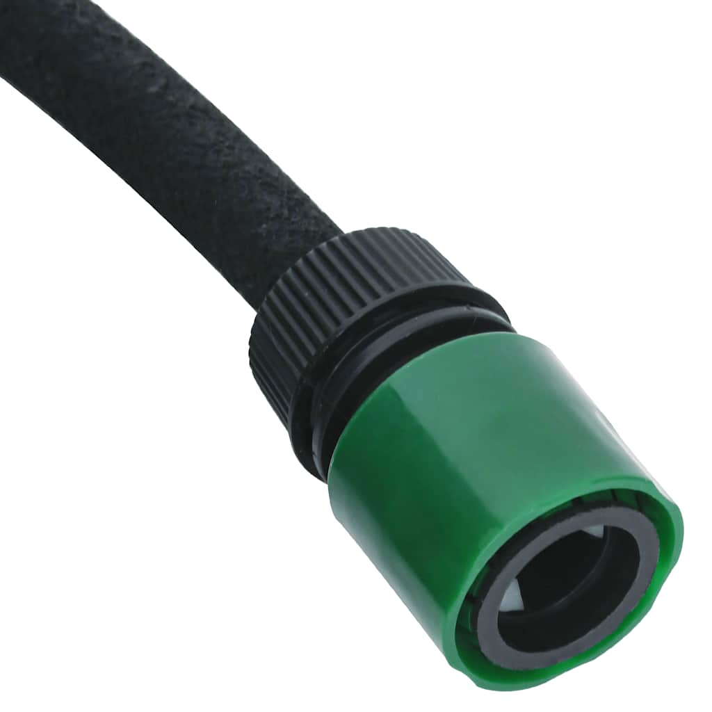 Garden Soaker Hose Black 0,6" 100 m Rubber