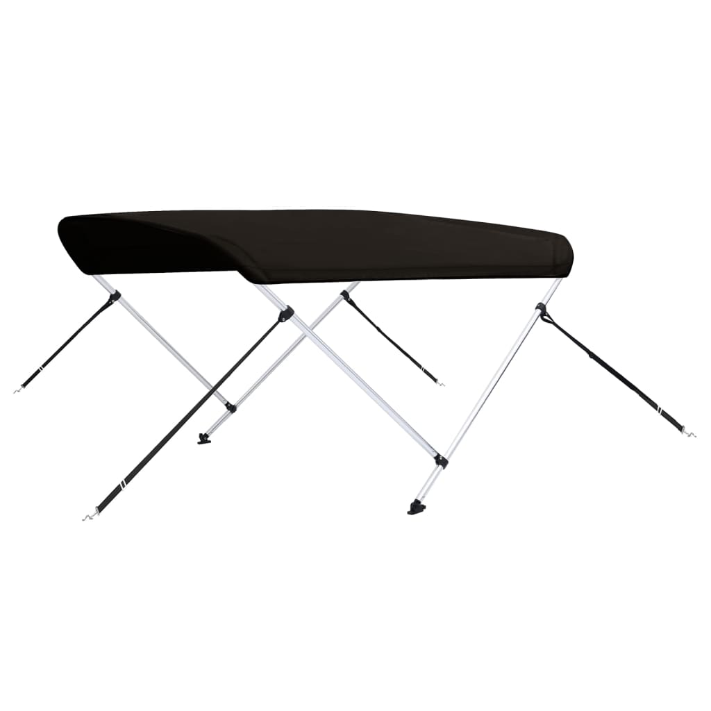 2-bow Bimini Top Black 180x130x110 cm