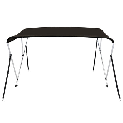 3-bow Bimini Top Black 183x180x137 cm