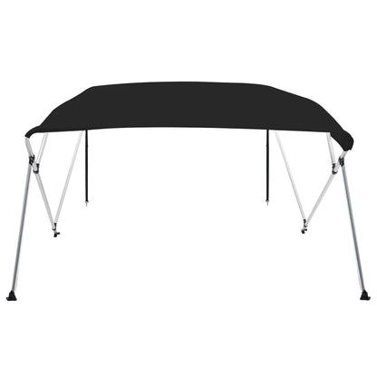 4-bow Bimini Top Black 243x196x137 cm