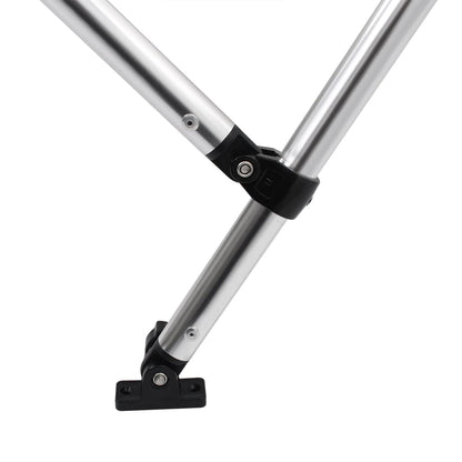 4-bow Bimini Top Black 243x196x137 cm
