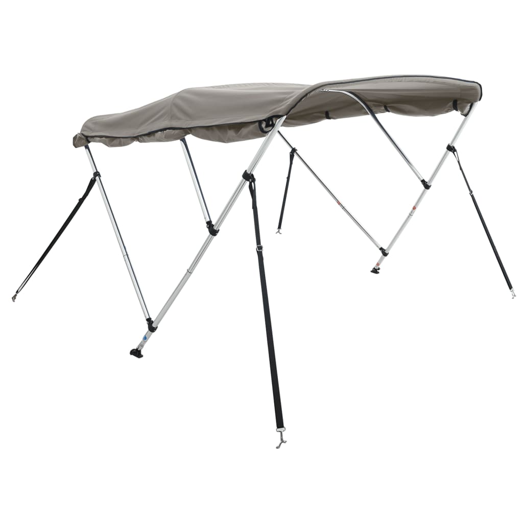 3-bow Bimini Top with Sidewalls 183x(137-152)x137 cm