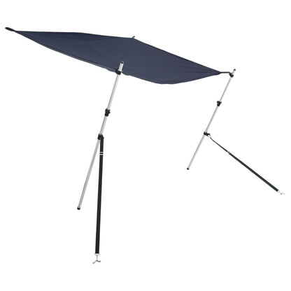 T-Top Shade Extension Navy Blue 170x208x(115-183) cm
