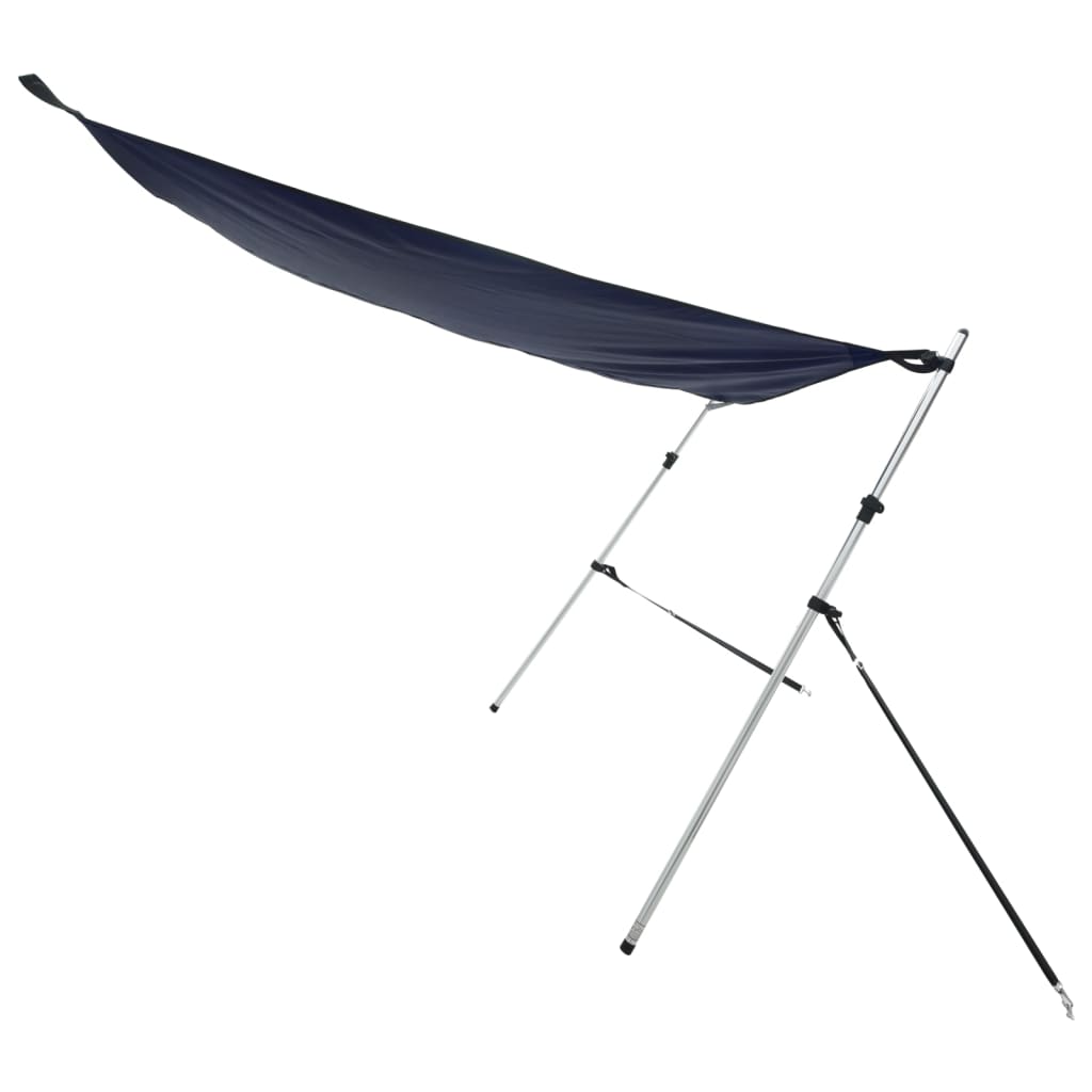 T-Top Shade Extension Navy Blue 170x208x(115-183) cm