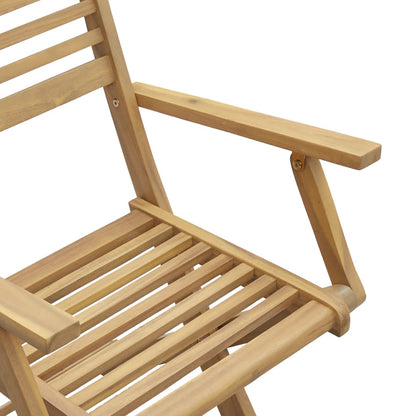Folding Chairs 8 pcs 54,5x61,5x86,5 cm Solid Wood Acacia