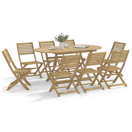 Folding Chairs 8 pcs 48,5x61,5x87 cm Solid Wood Acacia