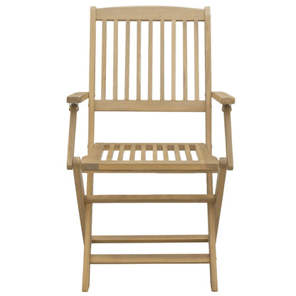 5 Piece Garden Dining Set Solid Wood Acacia