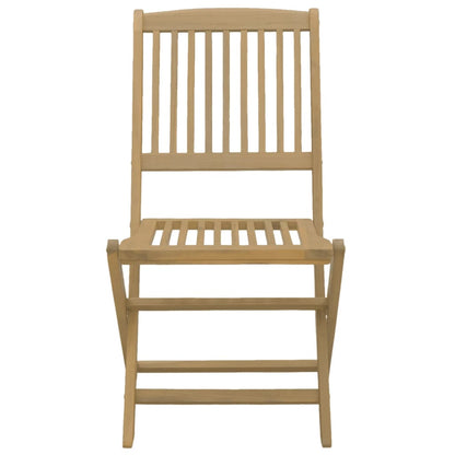 5 Piece Garden Dining Set Solid Wood Acacia