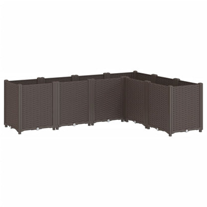 Garden Planter Brown 160x120x53 cm PP