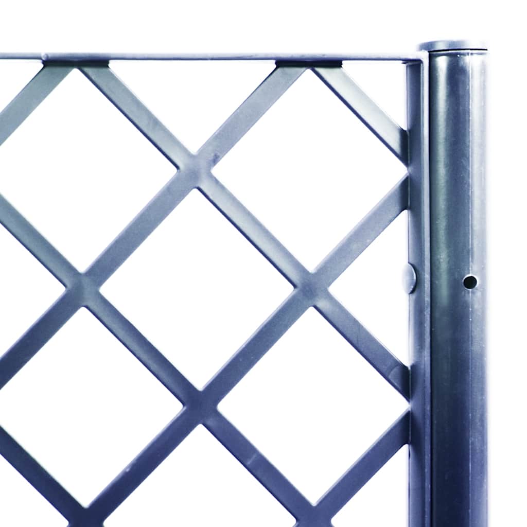 Garden Planter with Trellis Blue Grey 160x160x140 cm PP