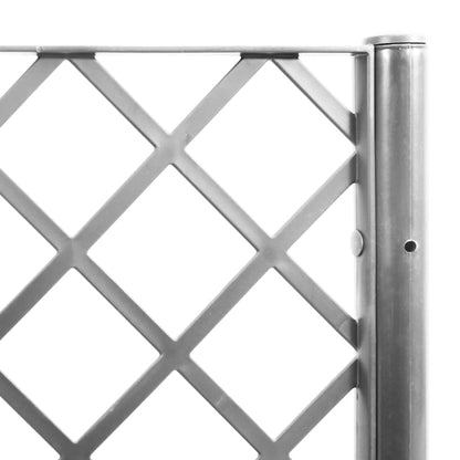 Garden Planter with Trellis Light Grey 160x120x142 cm PP