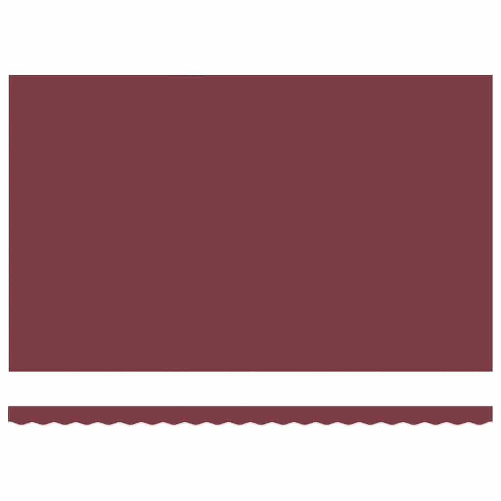 Manual Retractable Awning with LED Burgundy 500x300 cm
