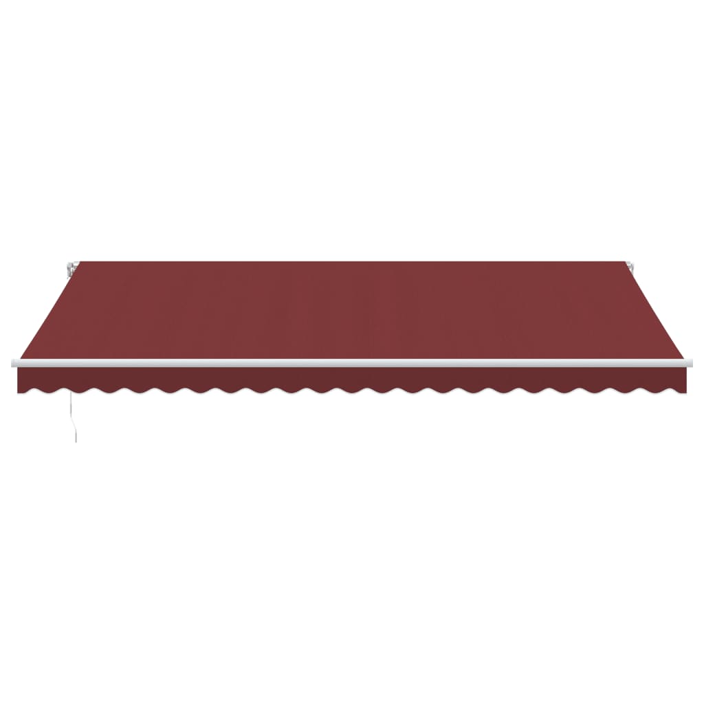 Retractable Awning | Burgundy, White