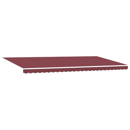 Manual Retractable Awning Burgundy 600x300 cm
