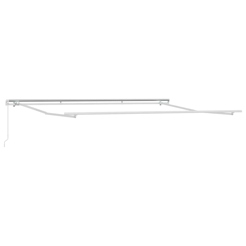 Manual Retractable Awning Burgundy 450x300 cm