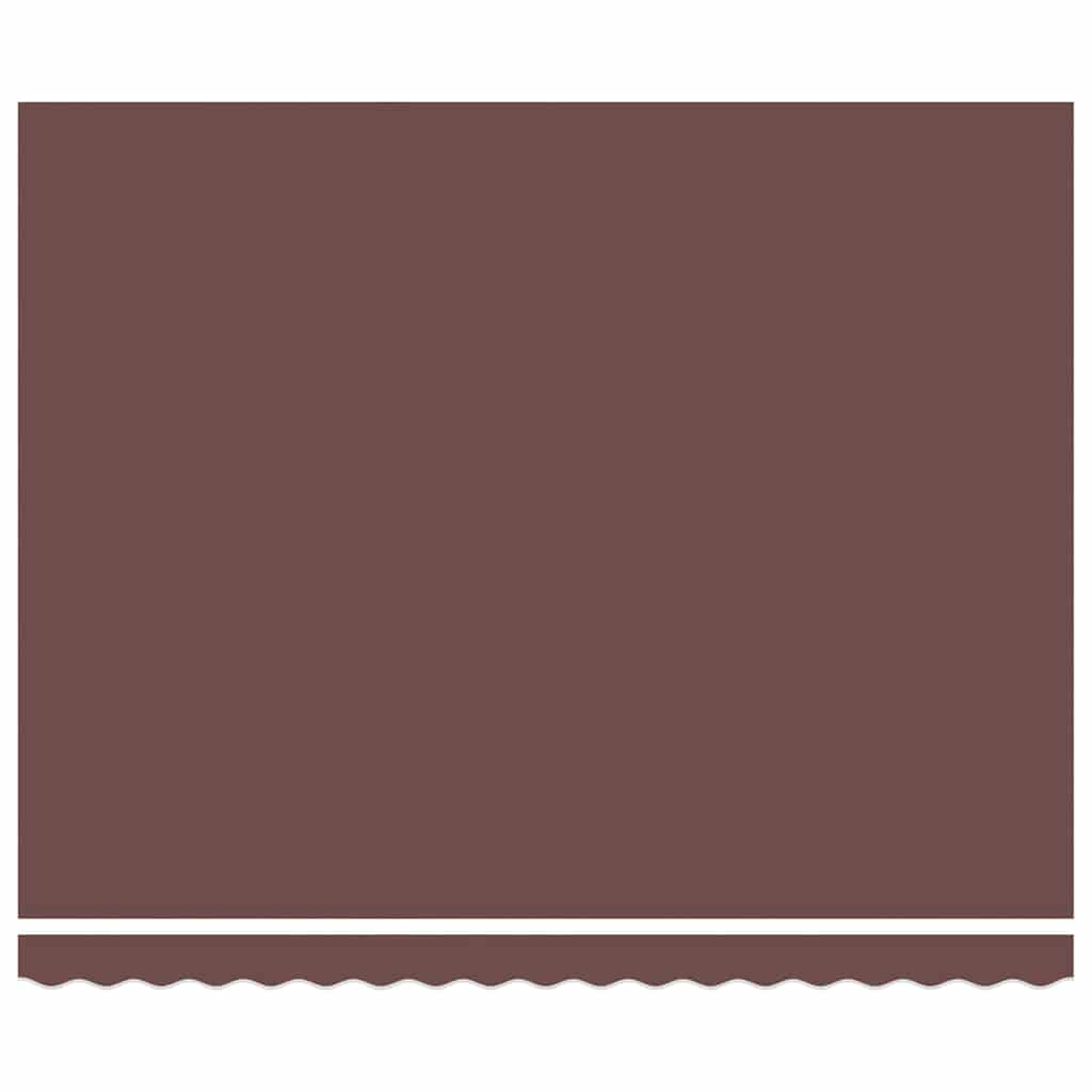Manual Retractable Awning Brown 400x300 cm