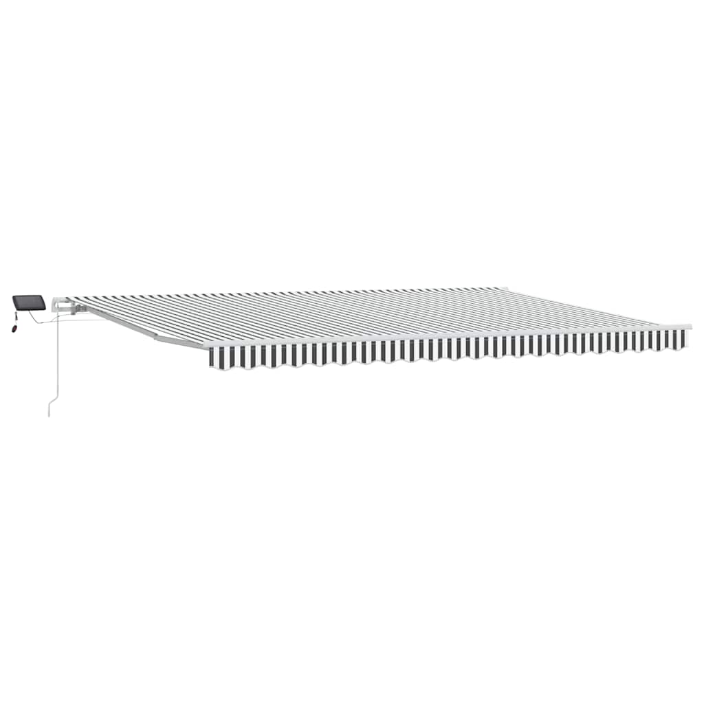 Retractable Awning | Anthracite and White