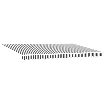 Retractable Awning | Anthracite and White