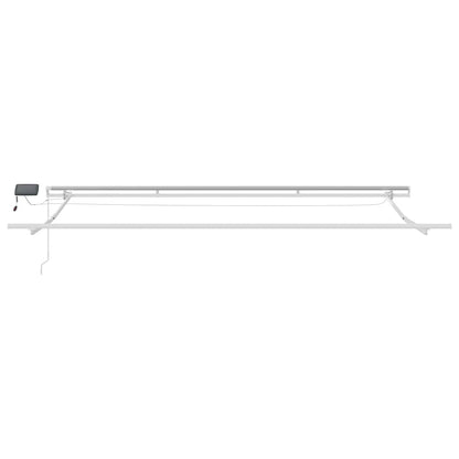 Retractable Awning | Anthracite and White