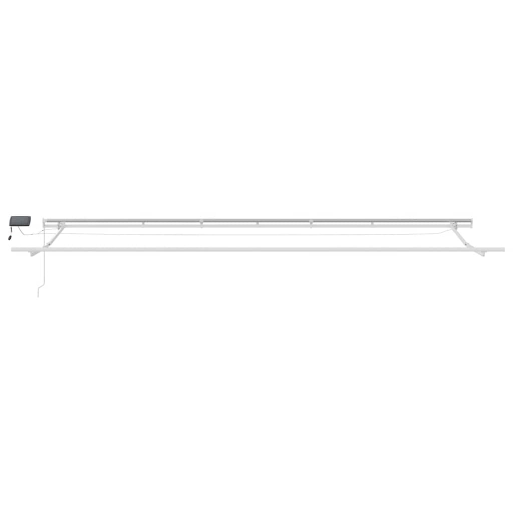 Retractable Awning | Anthracite and White