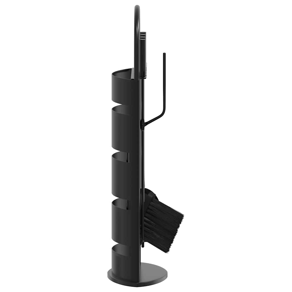 5 Piece Fireplace Tool Set 23x15x66 cm Steel
