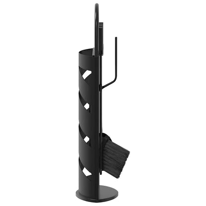5 Piece Fireplace Tool Set 23x15x66 cm Steel