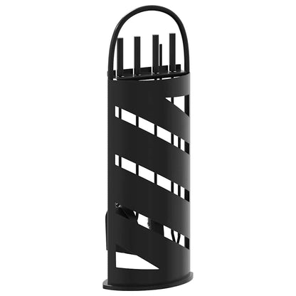 5 Piece Fireplace Tool Set 23x15x66 cm Steel