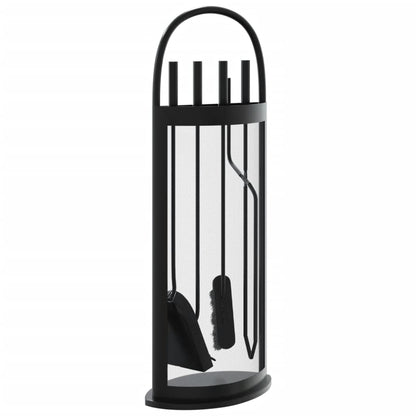 5 Piece Fireplace Tool Set 23x15x66 cm Steel