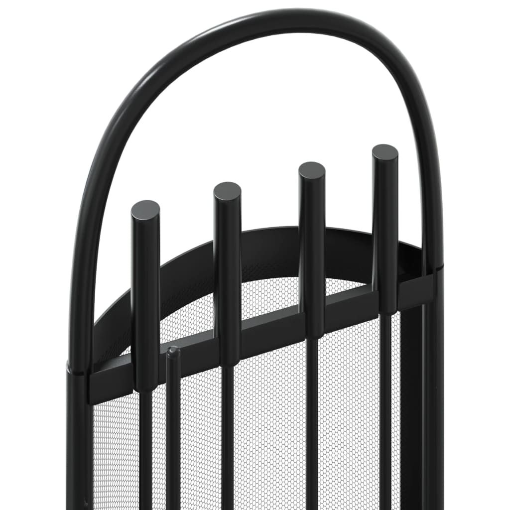 5 Piece Fireplace Tool Set 23x15x66 cm Steel