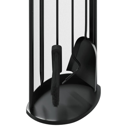 5 Piece Fireplace Tool Set 23x15x66 cm Steel