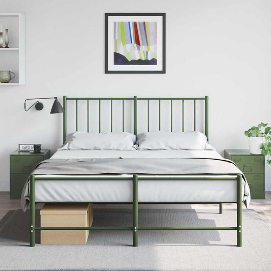 Bedside Cabinets 2 pcs Green 34,5x39x44 cm Steel