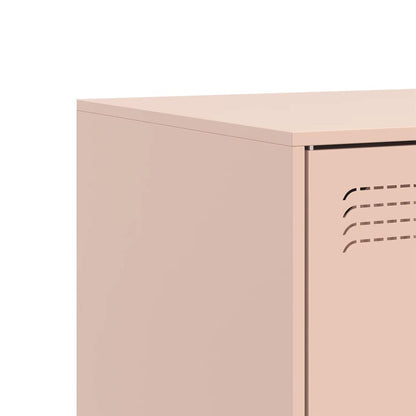TV Cabinet Pink 67x39x44 cm Steel