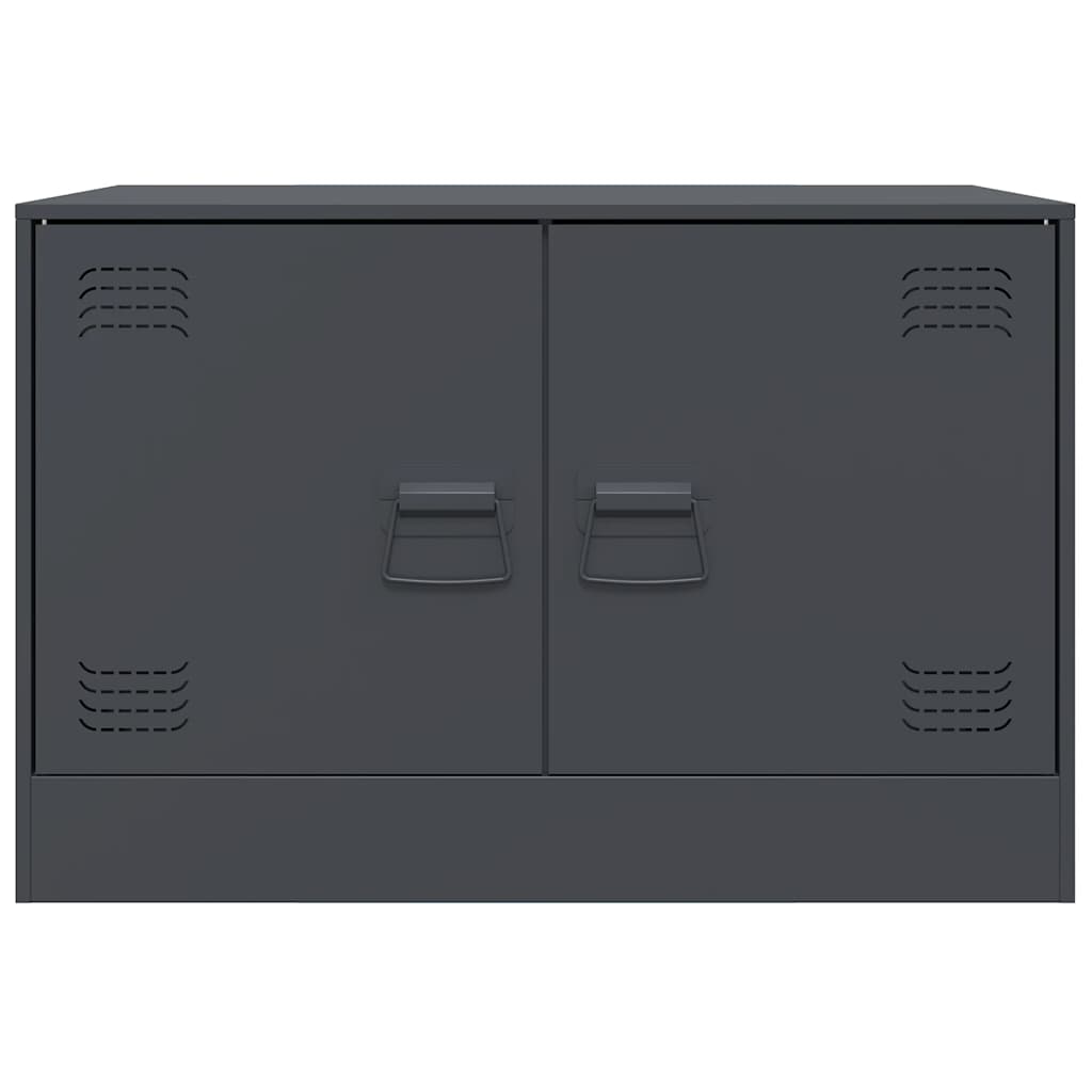 2 Piece TV Cabinet Set Anthracite 67x39x44 cm Steel