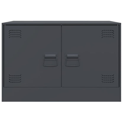 2 Piece TV Cabinet Set Anthracite 67x39x44 cm Steel