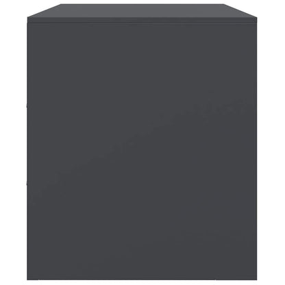 2 Piece TV Cabinet Set Anthracite 67x39x44 cm Steel