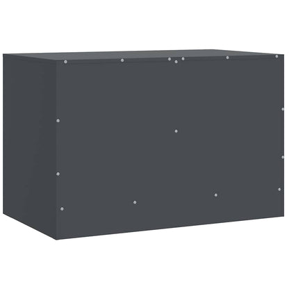 2 Piece TV Cabinet Set Anthracite 67x39x44 cm Steel