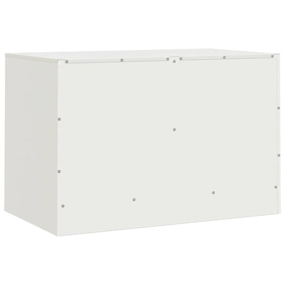 2 Piece TV Cabinet Set White 67x39x44 cm Steel