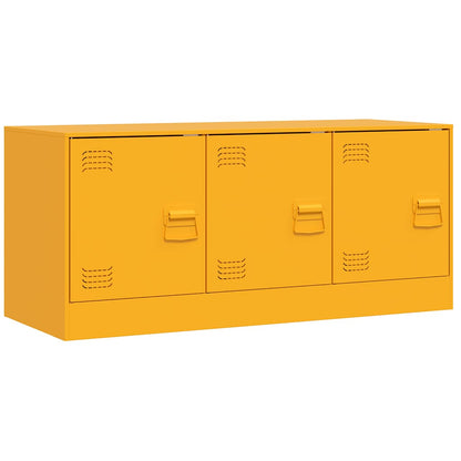 TV Cabinet Mustard Yellow 99x39x44 cm Steel
