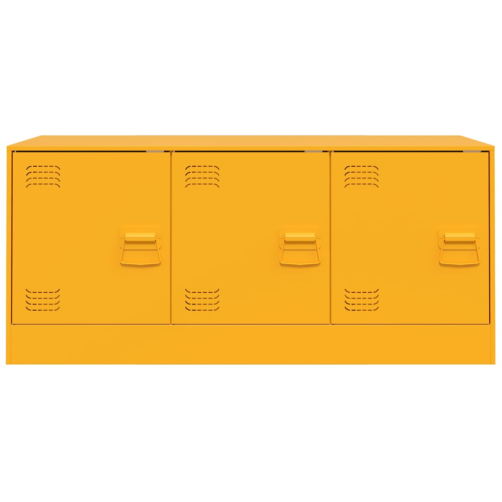 TV Cabinet Mustard Yellow 99x39x44 cm Steel