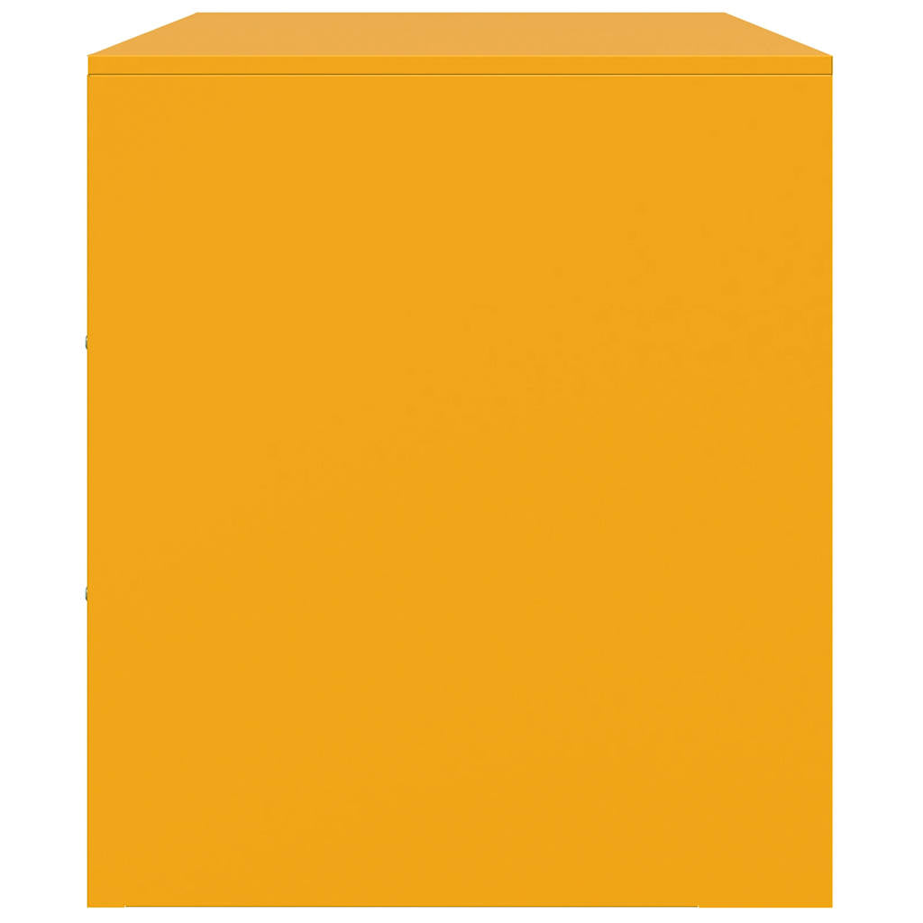 TV Cabinet Mustard Yellow 99x39x44 cm Steel