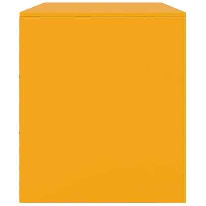 TV Cabinet Mustard Yellow 99x39x44 cm Steel