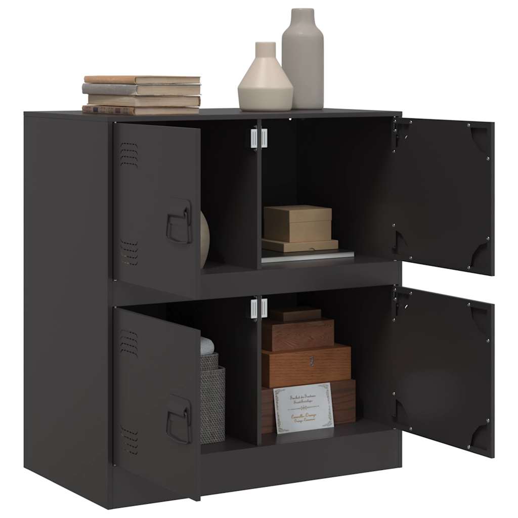 Sideboard | Black | Cold-rolled Steel | Medium | Sideboard | Rectangular