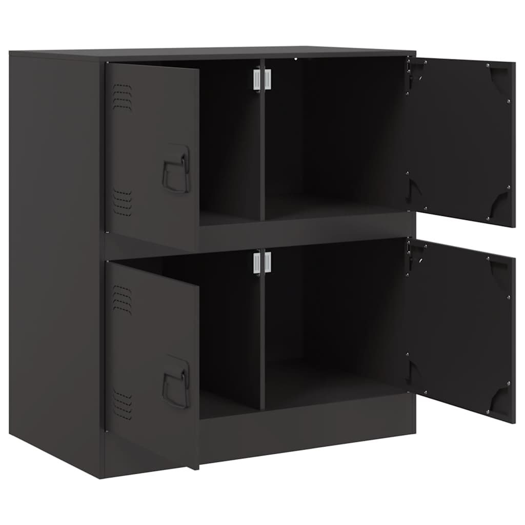 Sideboard | Black | Cold-rolled Steel | Medium | Sideboard | Rectangular