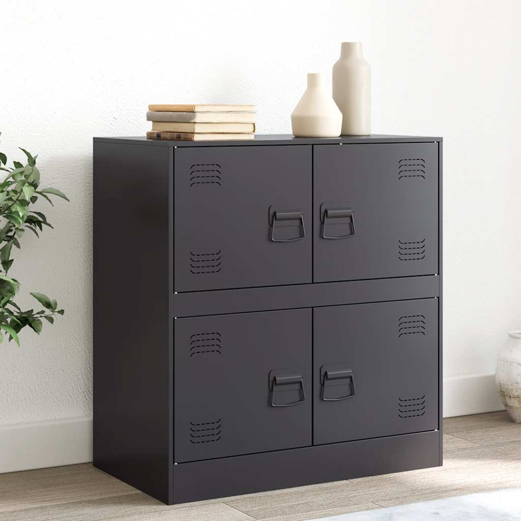 Sideboard | Black | Cold-rolled Steel | Medium | Sideboard | Rectangular